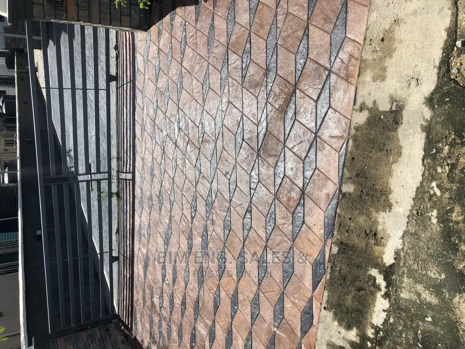 Floor Design Compound Stamped Concrete Floor, Polishing,