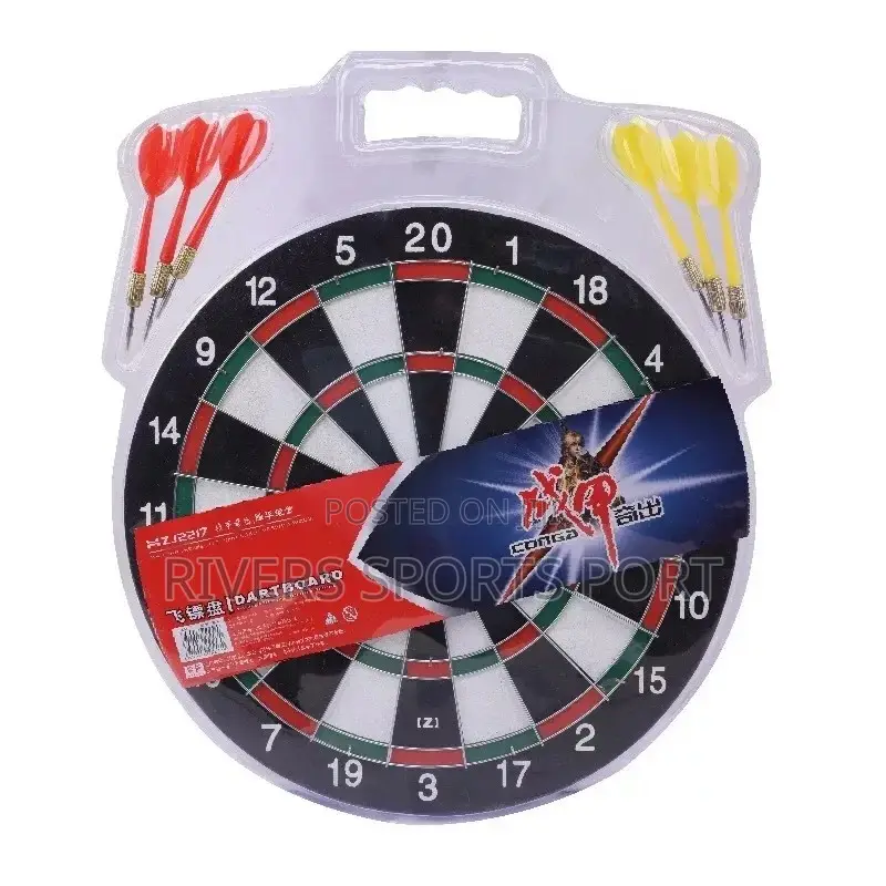 Dart Board Game With 6 Darts