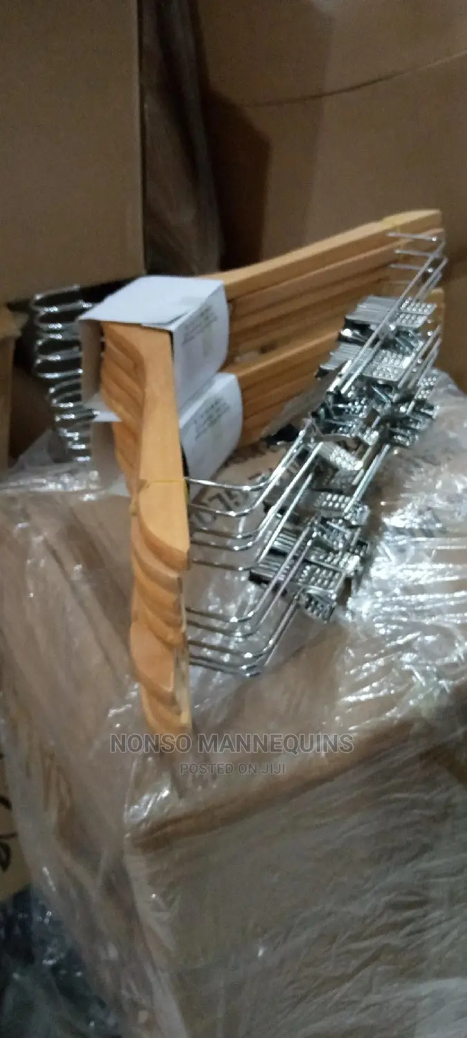 10pieces Wooden Clip Hangers
