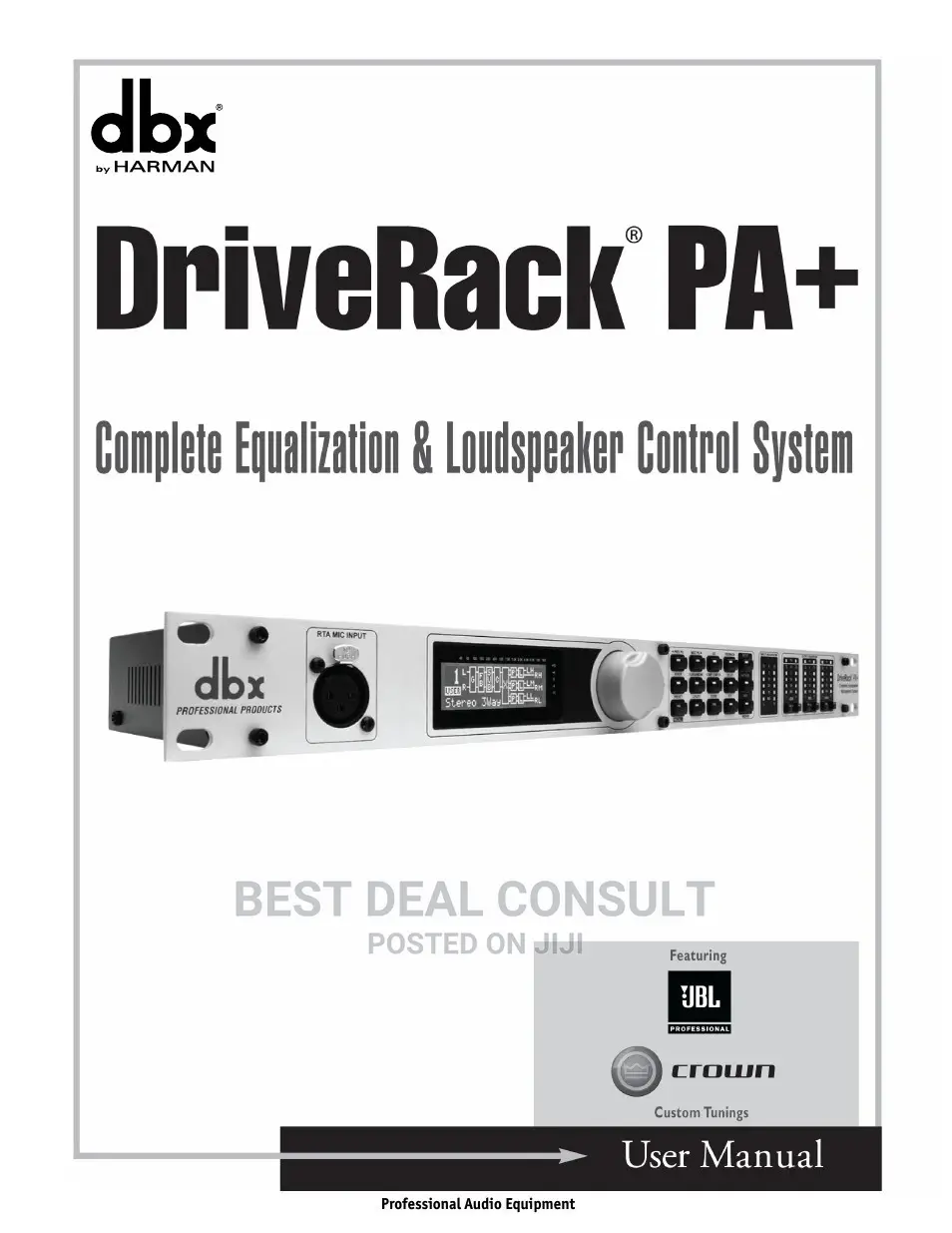 DBX Pa Drive Rack