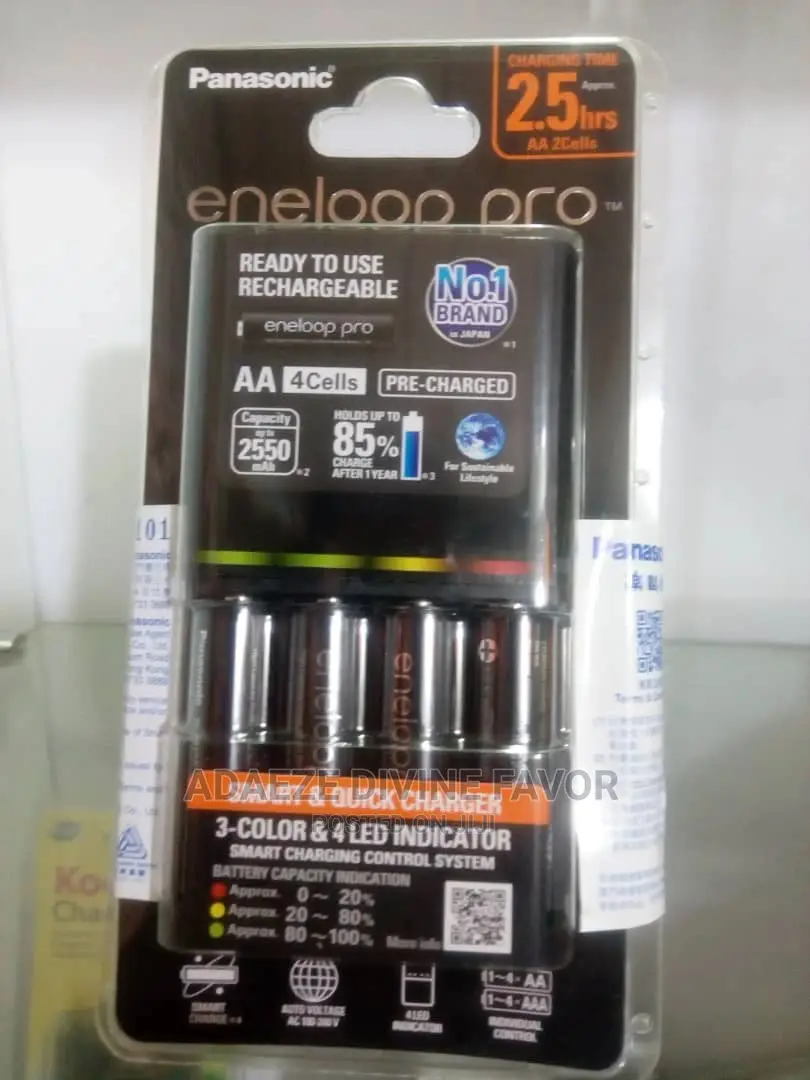 Eneloop Rechargeable Battery With Charger