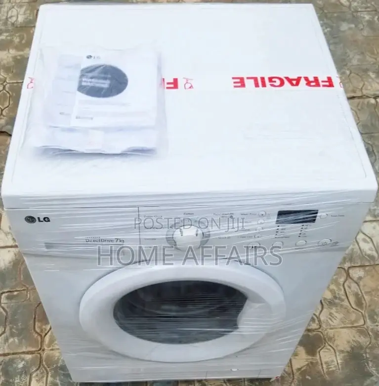 Lg 7kg Inverter Drive Washing Machine + Manual [Delivery]