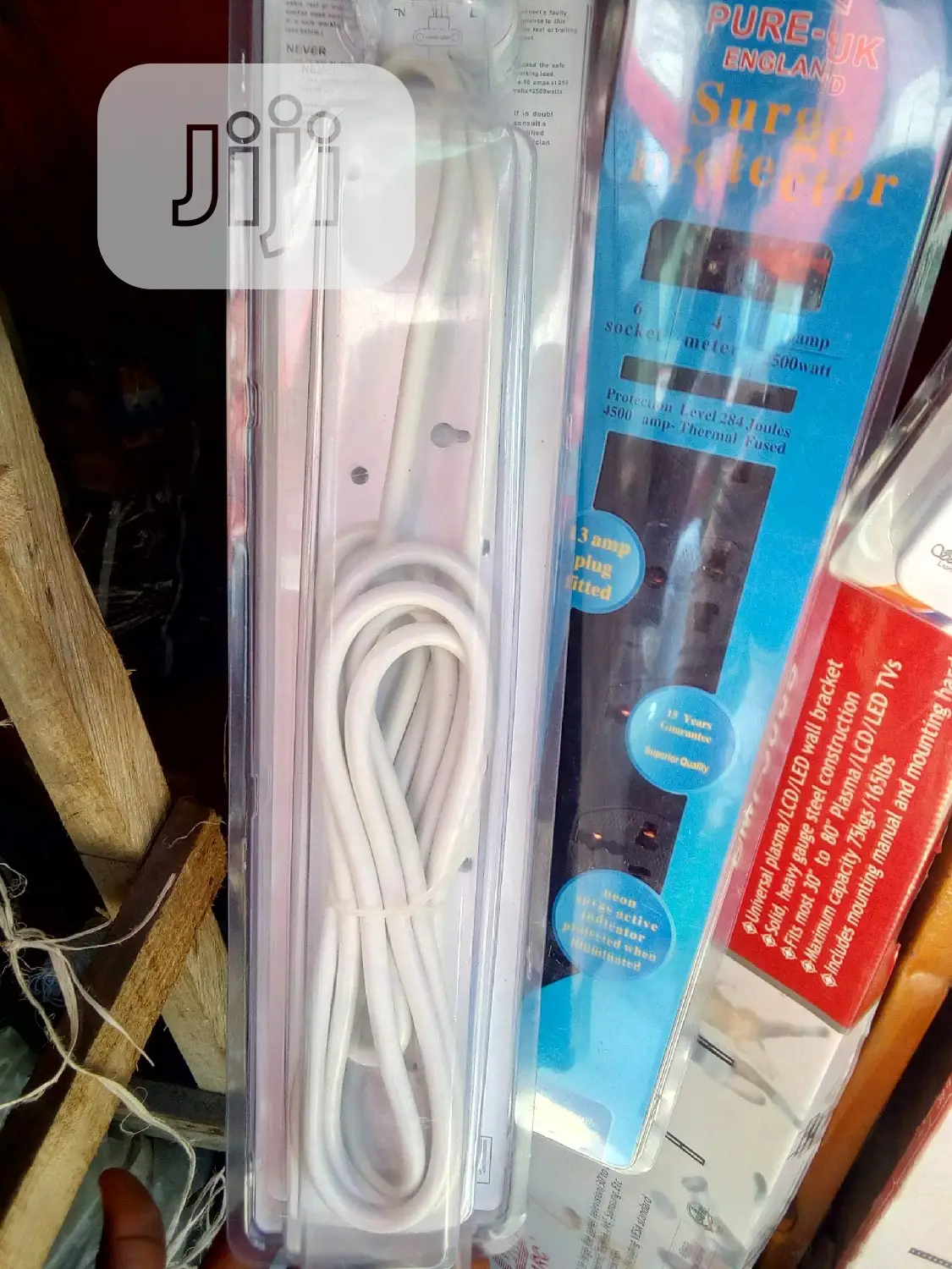 Pure-Uk England Surge Protector 5way