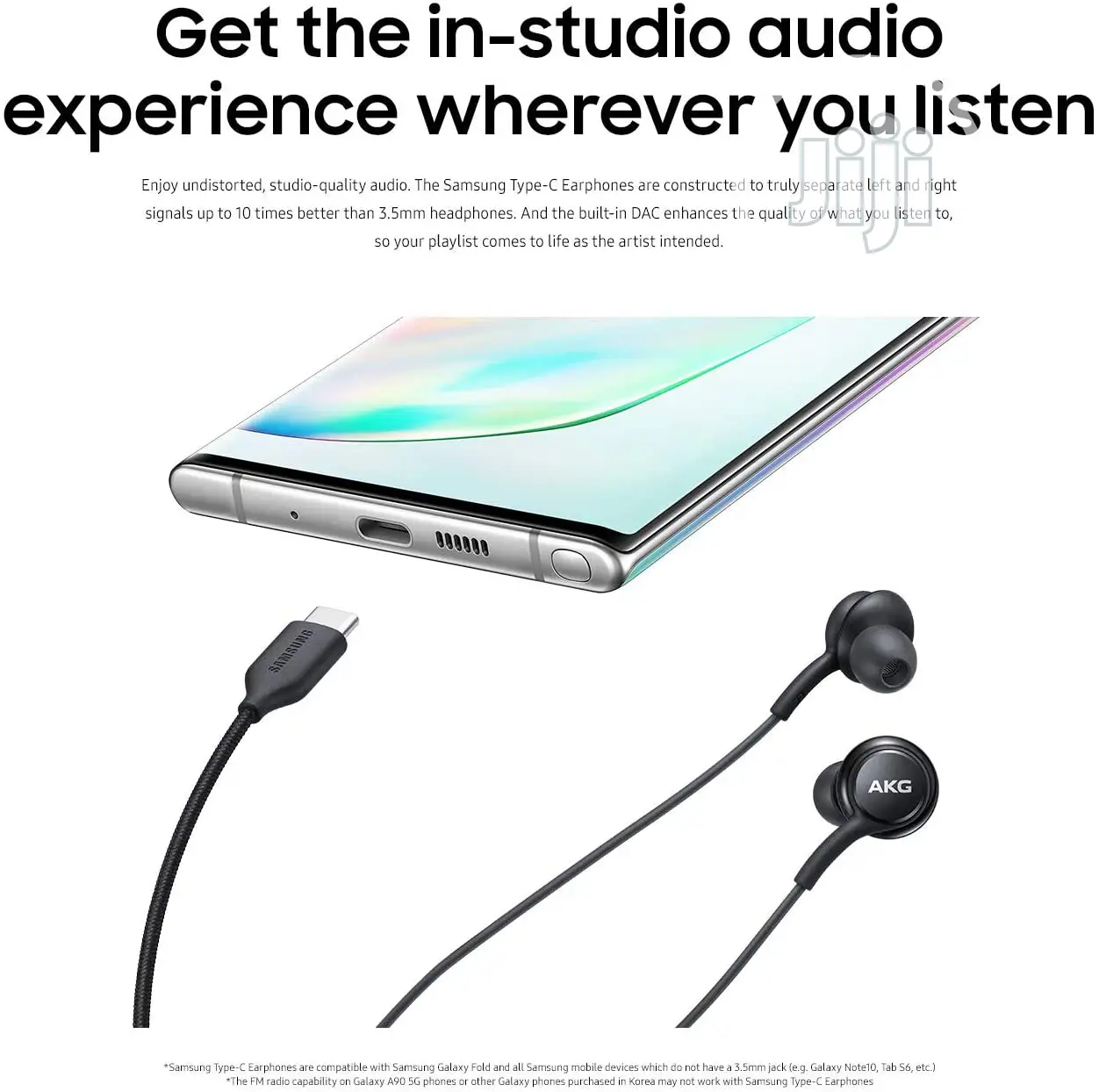Samsung Corded Type-C Earphones, White