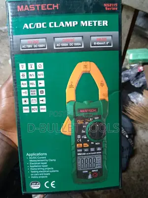 Mastech Digital Clamp Meter Ac Dc Voltage750v Multimeter