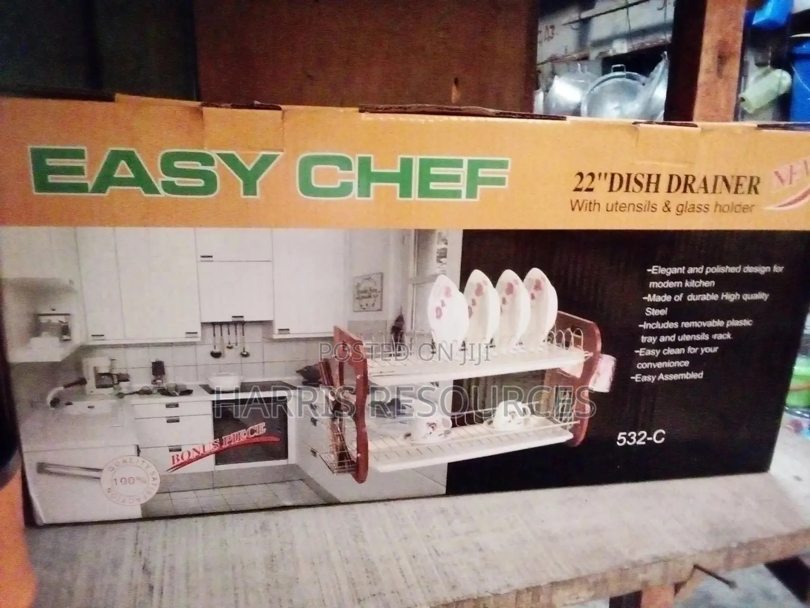 Big Easy Chef Dish Rack/Drainer - 22inches
