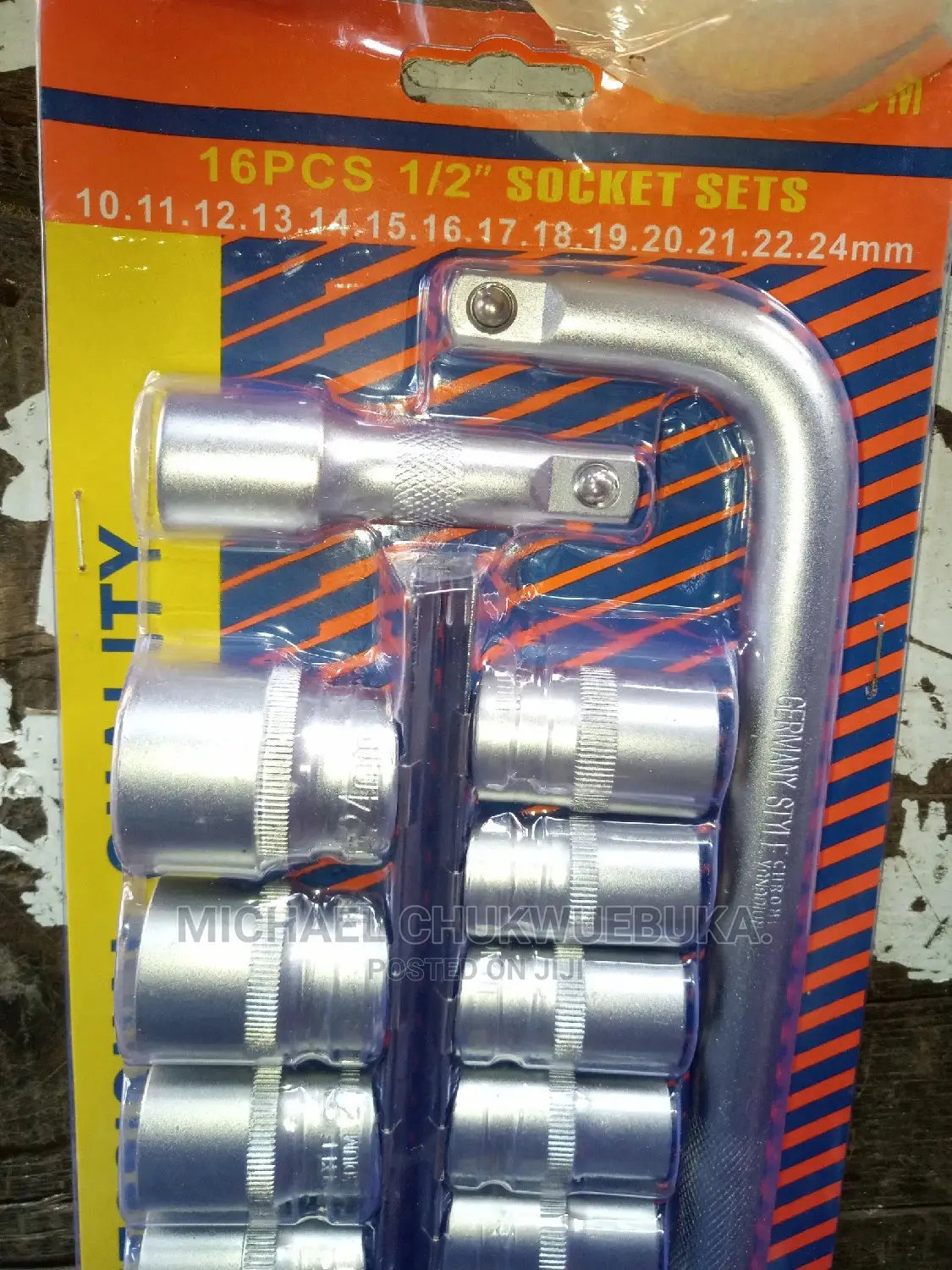 1⁄2 E-Socket Set 10-24mm With Lbar Extension