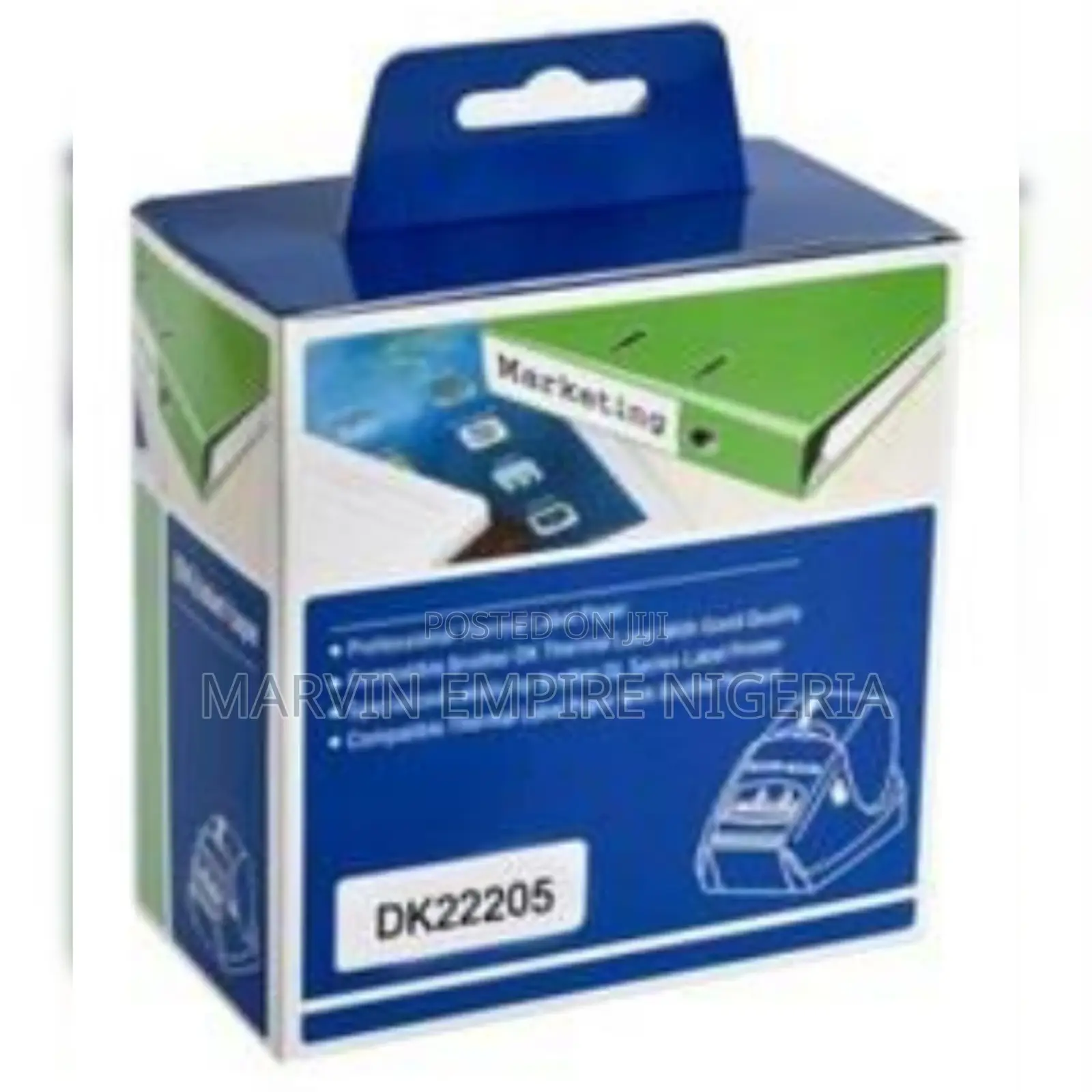Compatible Brother Dk-22205 62mm*30.48m Paper Roll Label