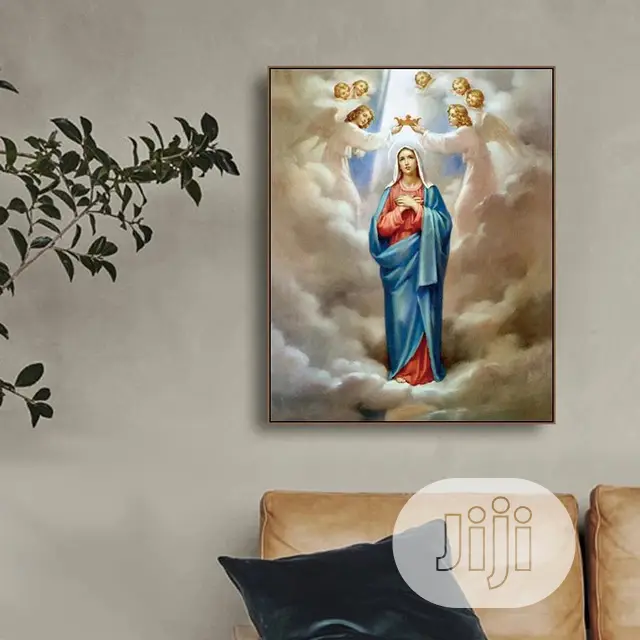 Virgin Mary Christian Cuadros Canvas