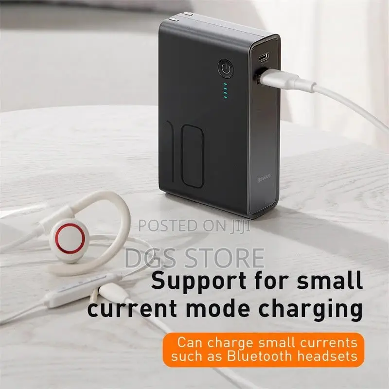 Baseus 2in1 Quick Charger Power Bank GAN10,000mah 45w C+C