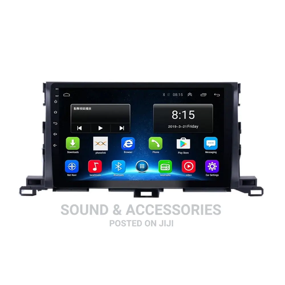 Toyota Highlander 2014-2018 Android GPS Navigation System.