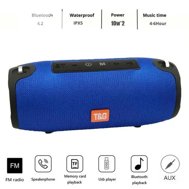 Bluetooth Speaker Column Wireless Portable Sound Box