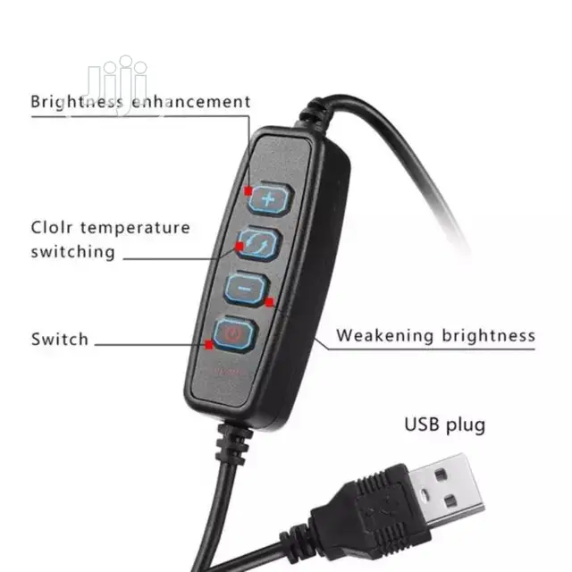 Ring Light With Tripod Phone Holder For Live Stream