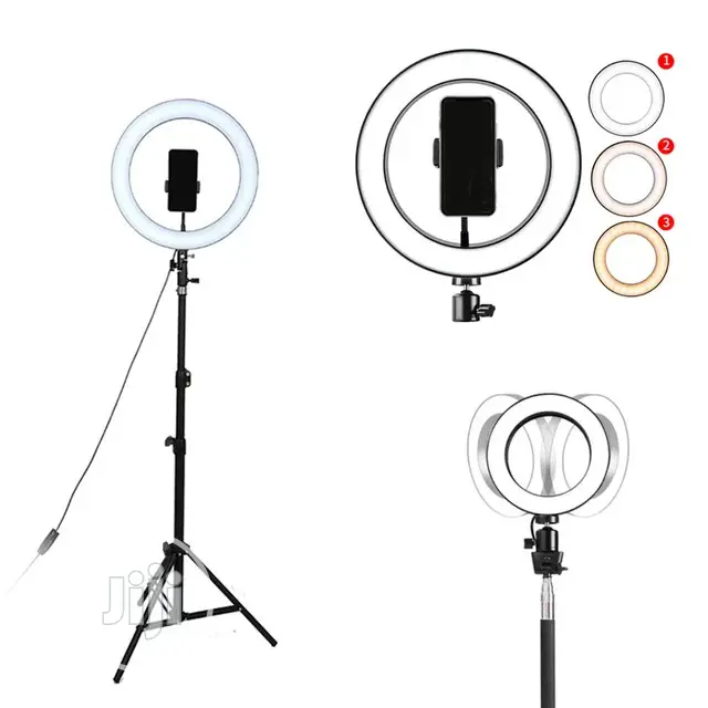 Ring Light With Tripod Phone Holder For Live Stream