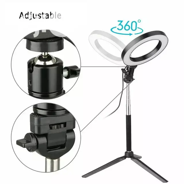 Ring Light With Stand Phone Holder For Live Stream/
