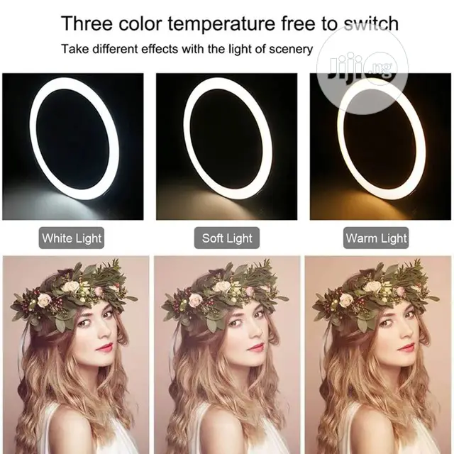 Tripod Stand Ring Light Profissional Photo Camera Phone