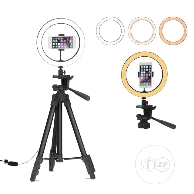 Profissional Dimmable for Phone With Tripod Stand Holder