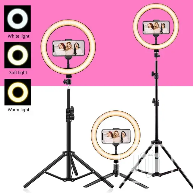 Selfie Makeup Dimmable LED Ring Light With Tripod Stand