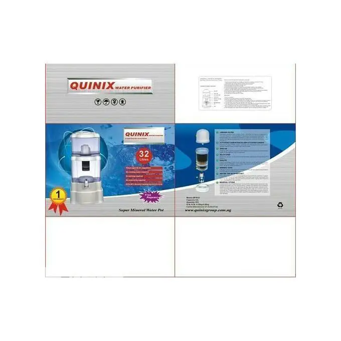 Quinix Water Purifier and Dispenser With Alkaline PH 32L