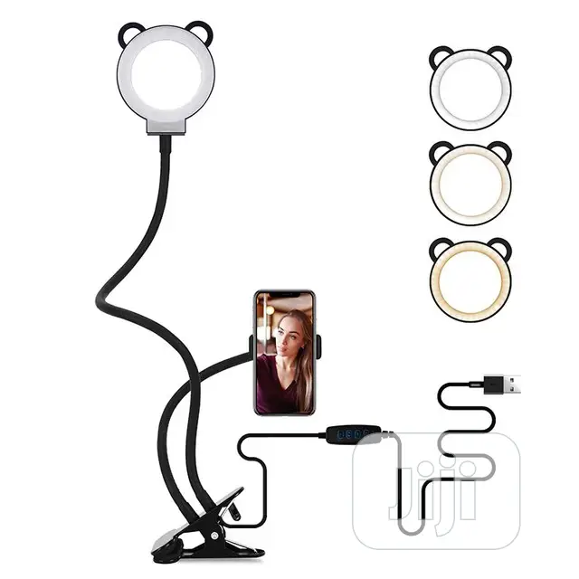 Selfie Ring Light With Cell Phone Holder