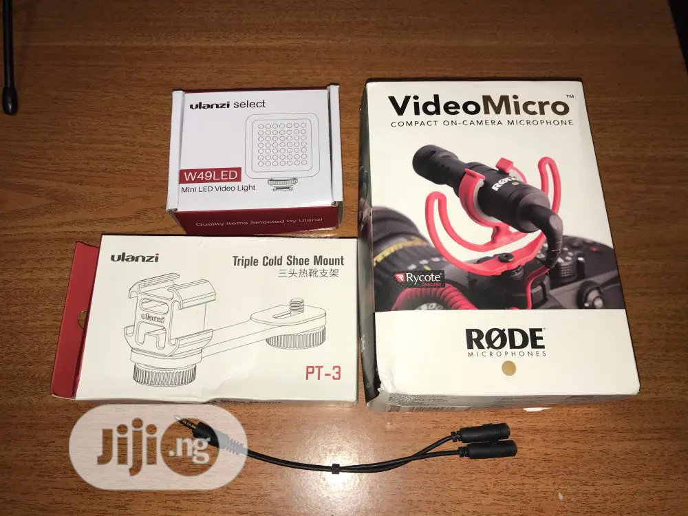 Original Rode Videomicro on-Camera Microphone Vlog Video