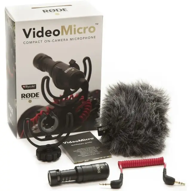 Rode Videomicro Compact on-Camera Recording Microphone