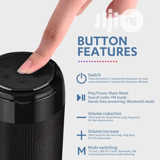 Tg Portable Wireless Speaker Column Bluetooth