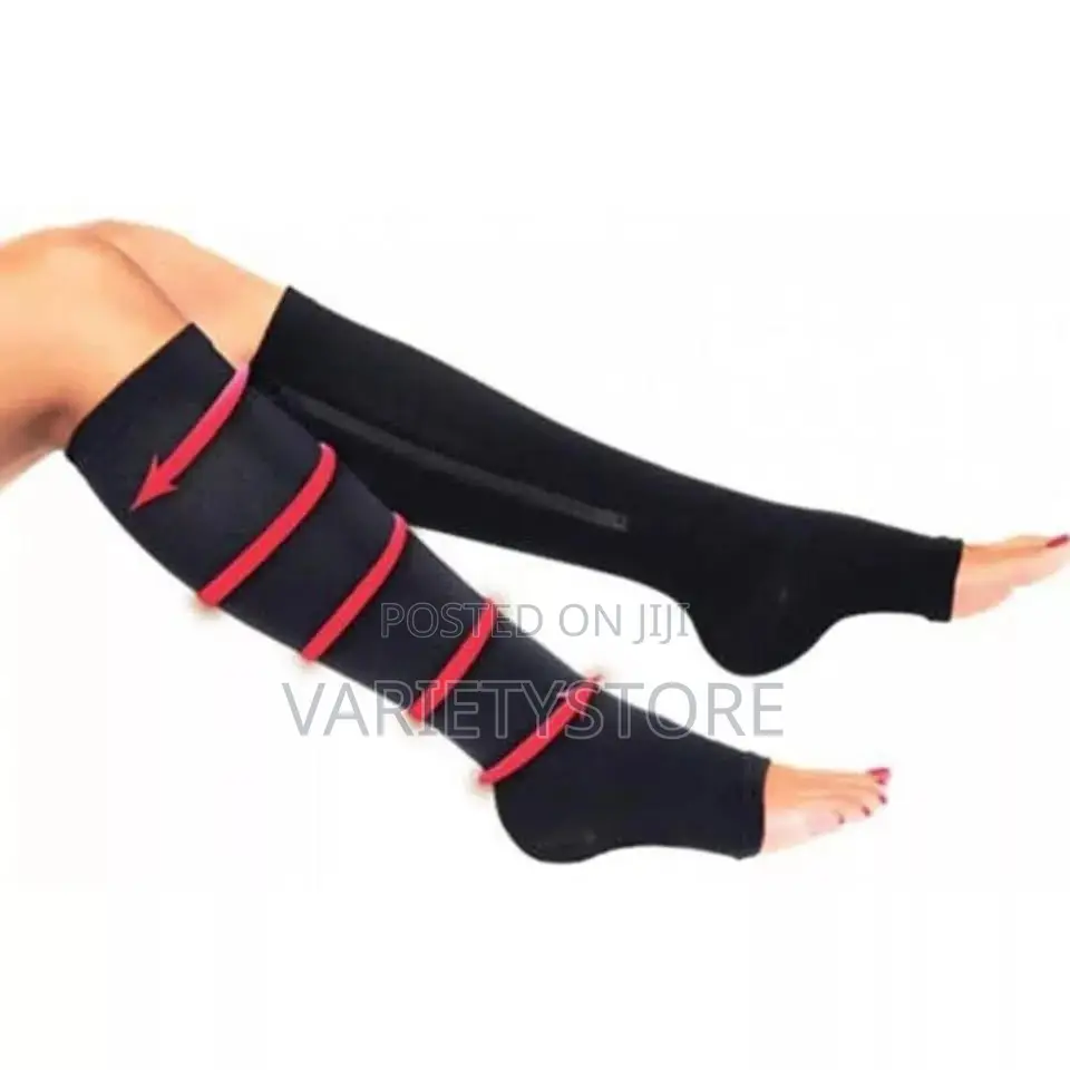 Zipper Compression Socks for Varicose Veins and Heavy Legs