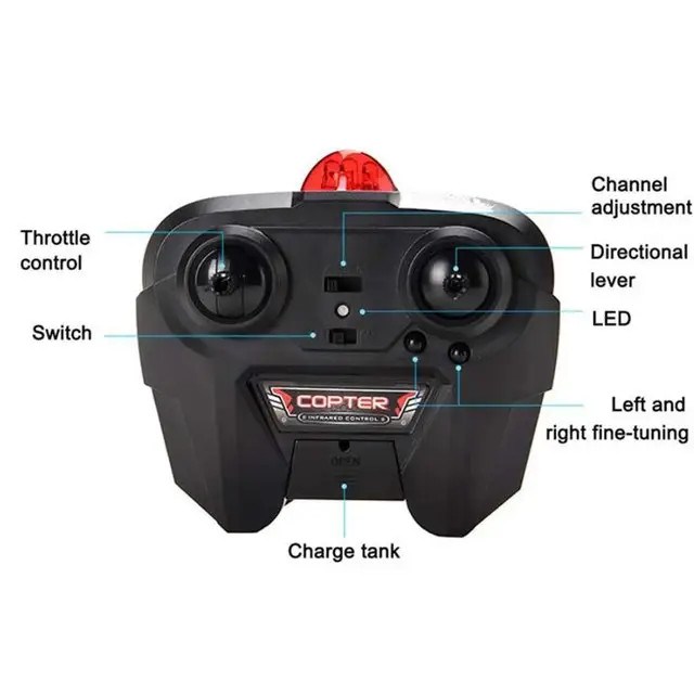 RC Helicopter 2.4 CH Radio Control Helicopter With LED Light