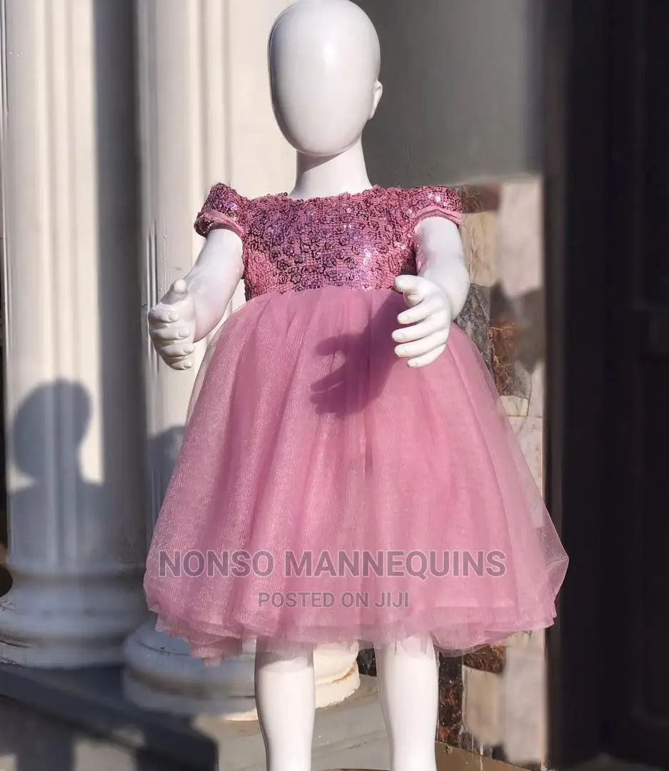 Glossy White Faceless Unisex Kids Mannequins