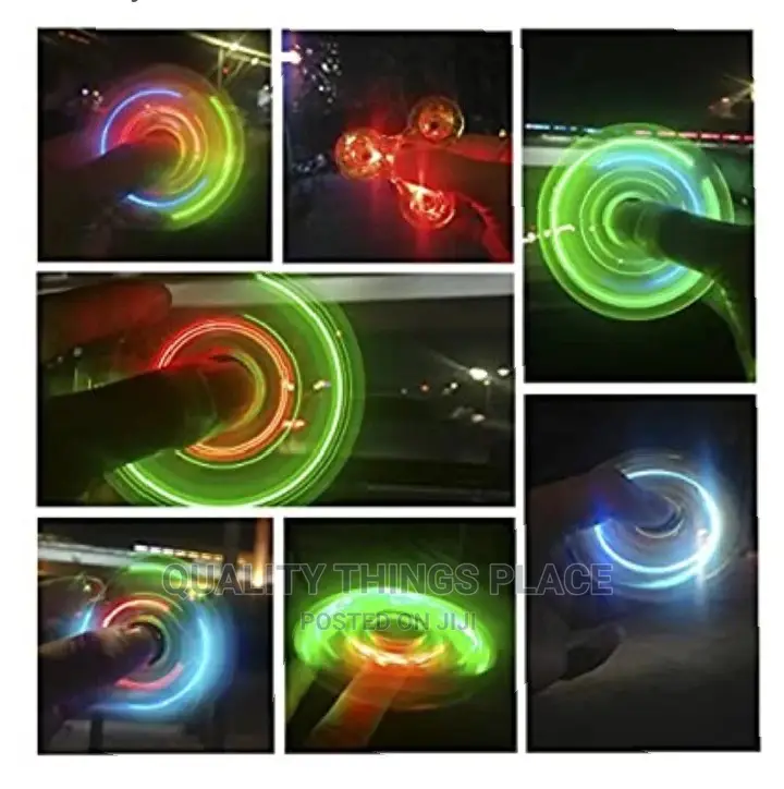 Fidget Spinner With Changeable Light