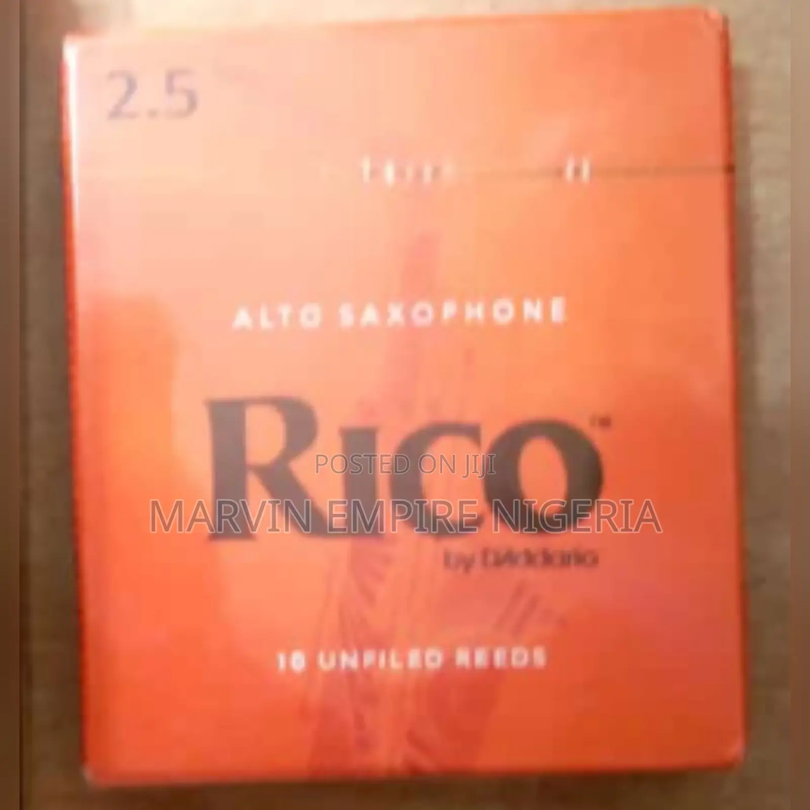 Rico 10 Unfiled Strength Alto Sax Classic High-Quality Reeds