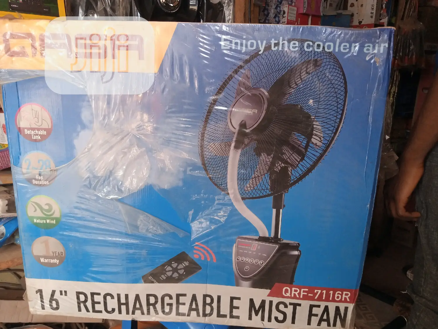 Qasa Rechargeable Mist Fan