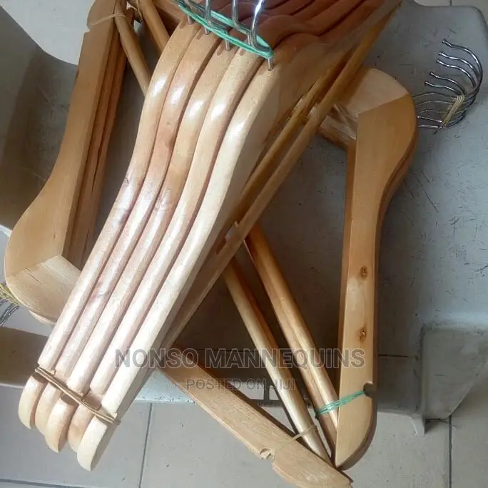 10pieces Per Bundle Wooden Hangers