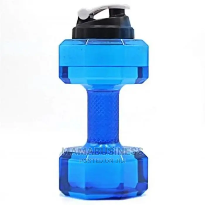 Dumbbell Shape Water Bottle - 2.2l - Blue