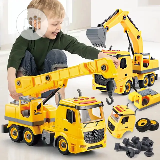 Engineering Truck Excavator Bulldozer Child Boy Creativ Tool
