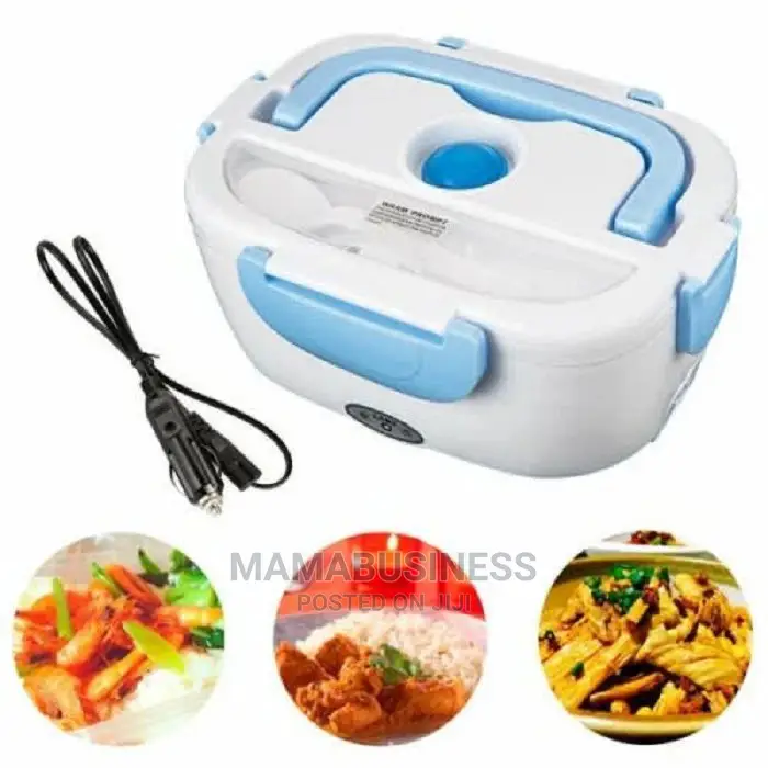 Electric Lunch Box Food Warmer - Blue