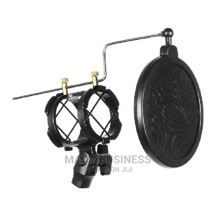 KH-24 Huake Desktop Phone Clip Holder and Mobile Microphone