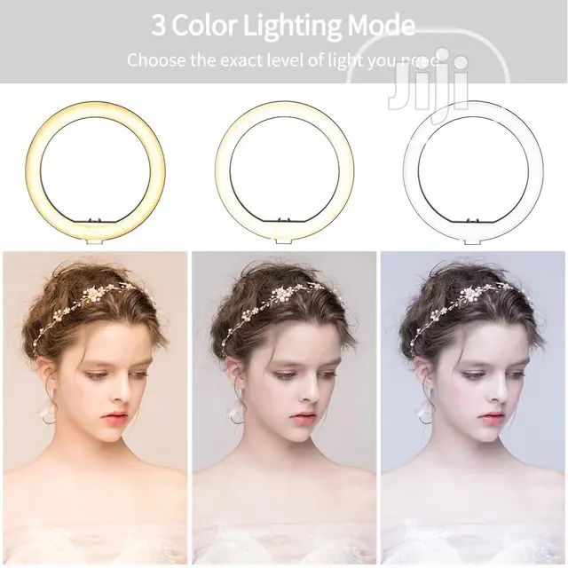 10inch/26cm Led Ring Light Photography Selfie Ring
