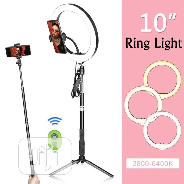 10inch/26cm Led Ring Light Photography Selfie Ring