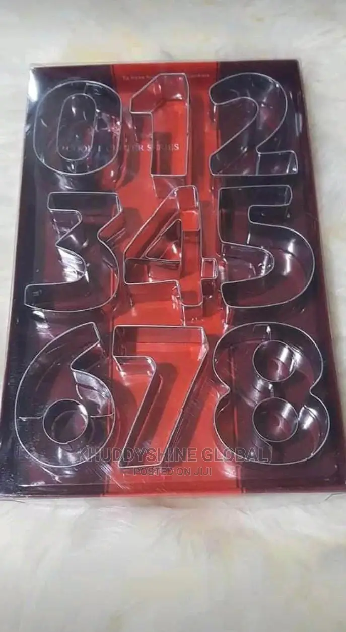 Big Number Fondant Cutters
