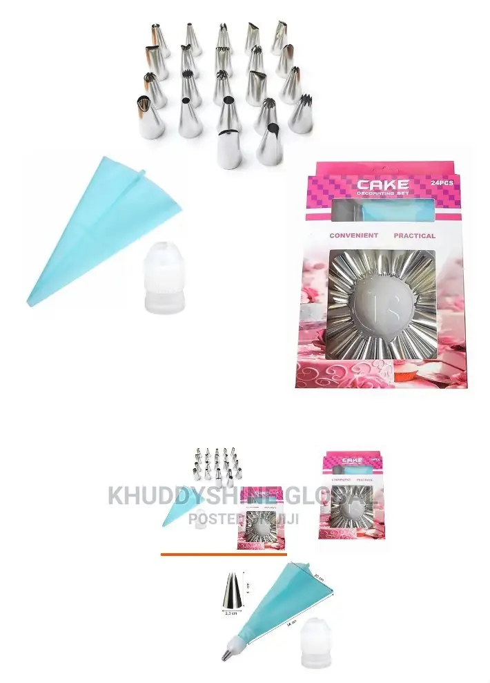 24pcs Big Convenient Nozzles