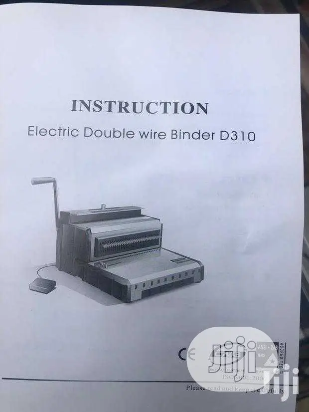 Heavy Duty Double Wire Binding Machine
