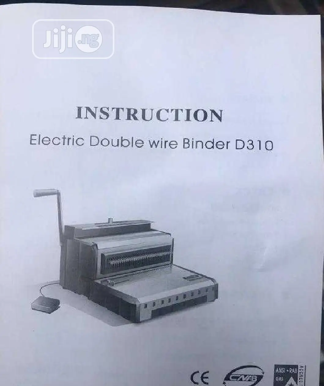Heavy Duty Double Wire Binding Machine