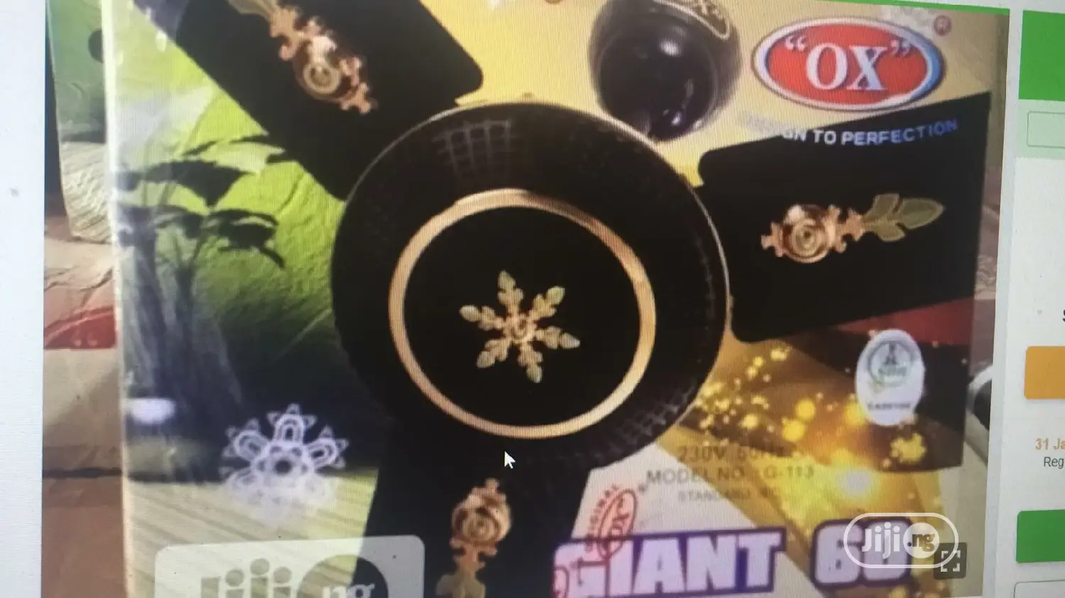 60" Giant OX Ceiling Fan