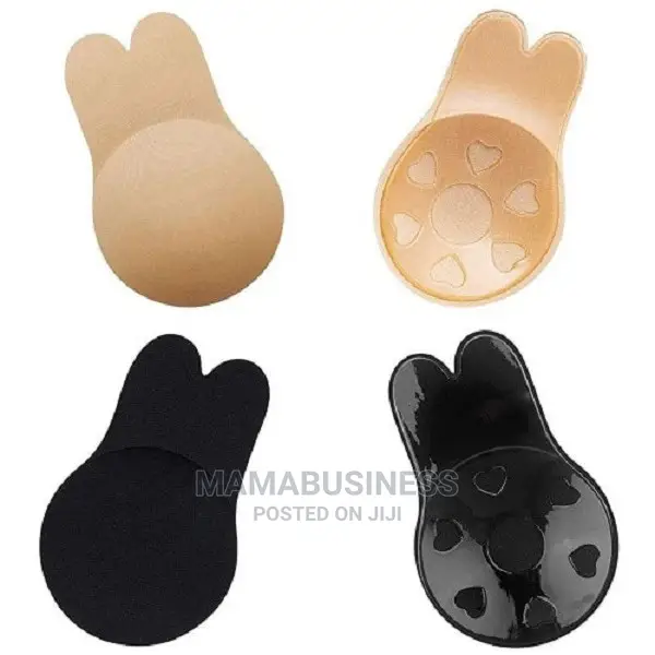 Set of 2 Rabbit Ear Adhesive Invisible Breast Lift Nipple Co