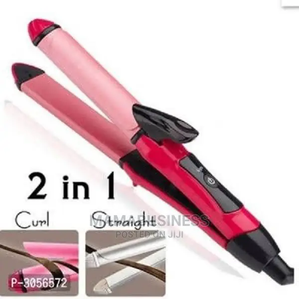 Nova 2 in 1 Hair Curling Iron + 5 in 1 Facial Beauty Care
