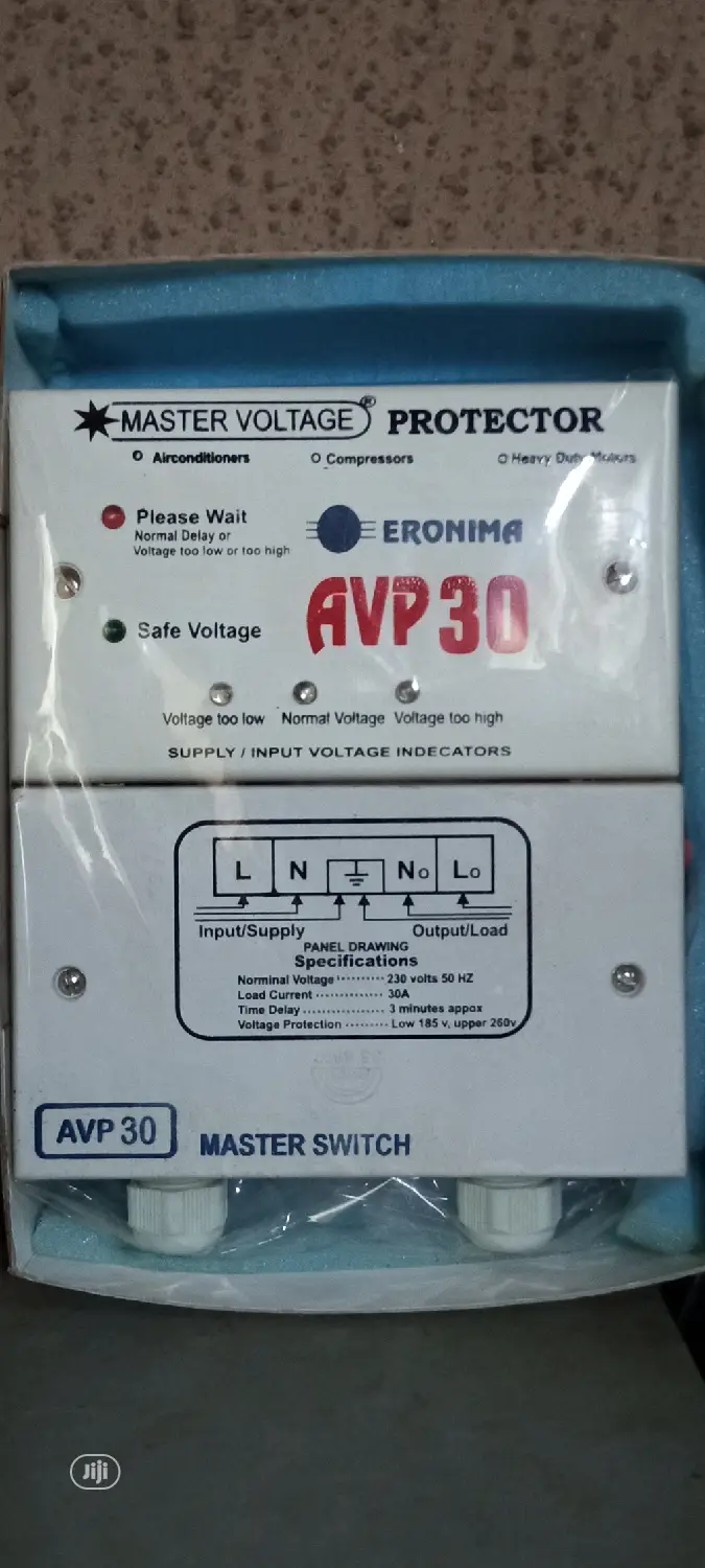 Avp 30amps Master Voltage Protector Heavy Duty Motor