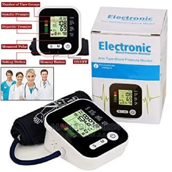 Upper Arm Automatic Digital Blood Pressure Monitor With Voic