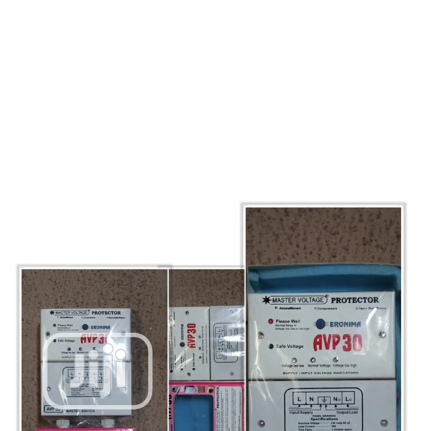 Avp 30amps Master Voltage Protector Heavy Duty Motor